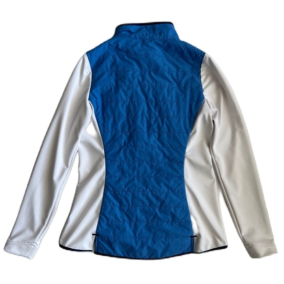 Peter Millar Women’s Blue White Hybrid Full Zip Performance Jacket XS - Picture 2 of 12